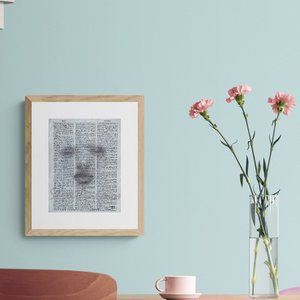 Original Art Print on Vintage Dictionary Page
